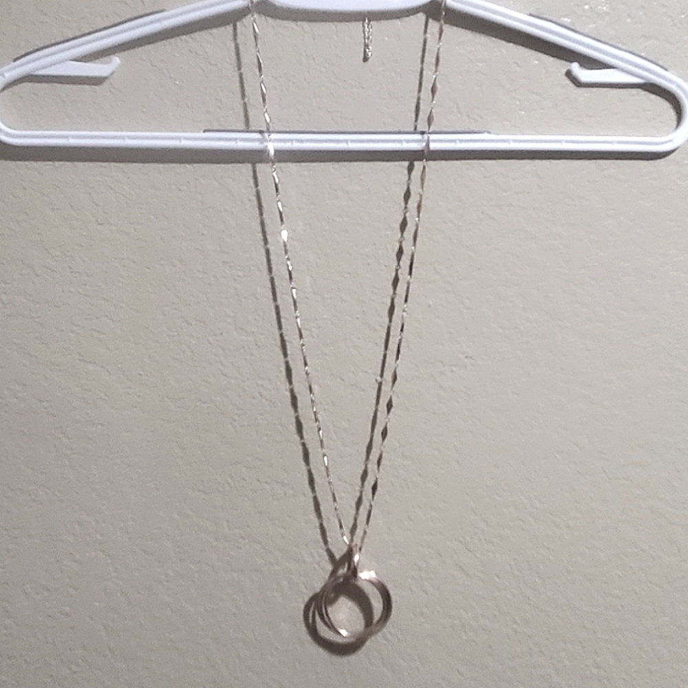 Gold 32" long necklace
